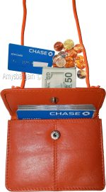 New Business card case, card holder w/ neck string, fifty business IDs card bnwt