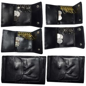 New Leather Key Chain; Zip Coin Case; Key Ring; key chain for men and women #56