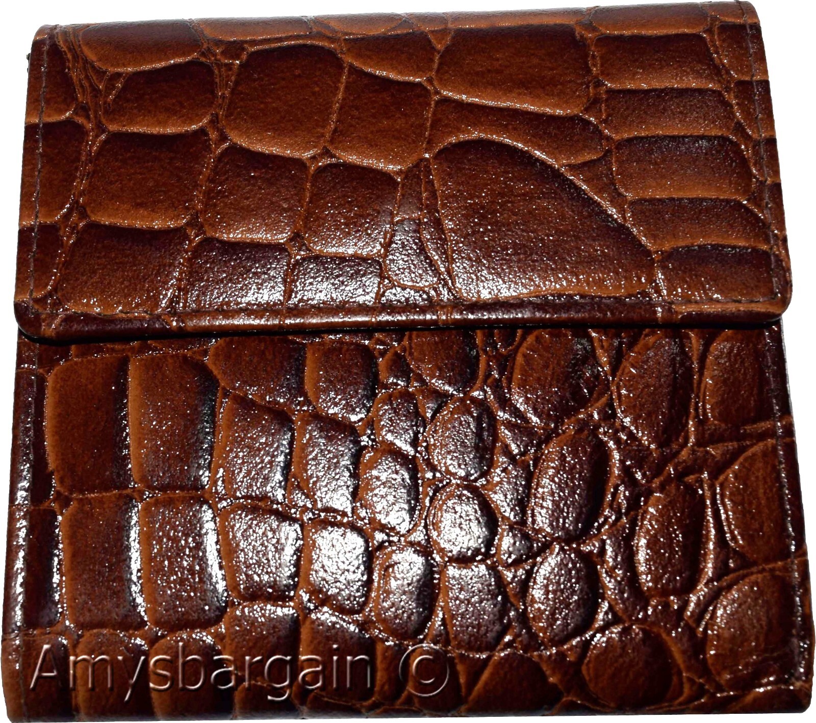 Women’s Crocodile Leather wallet Ladies wallet change purse cards bills ID new