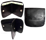 Women’s leather wallet black change purse small coin wallet 1 new leather wallet