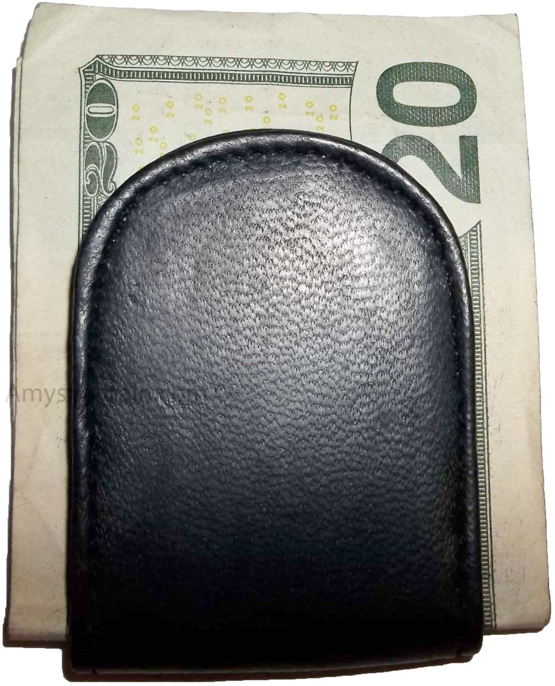 Leather money clip magnetic money clip bills holder all monies holder Brand New - Image 13