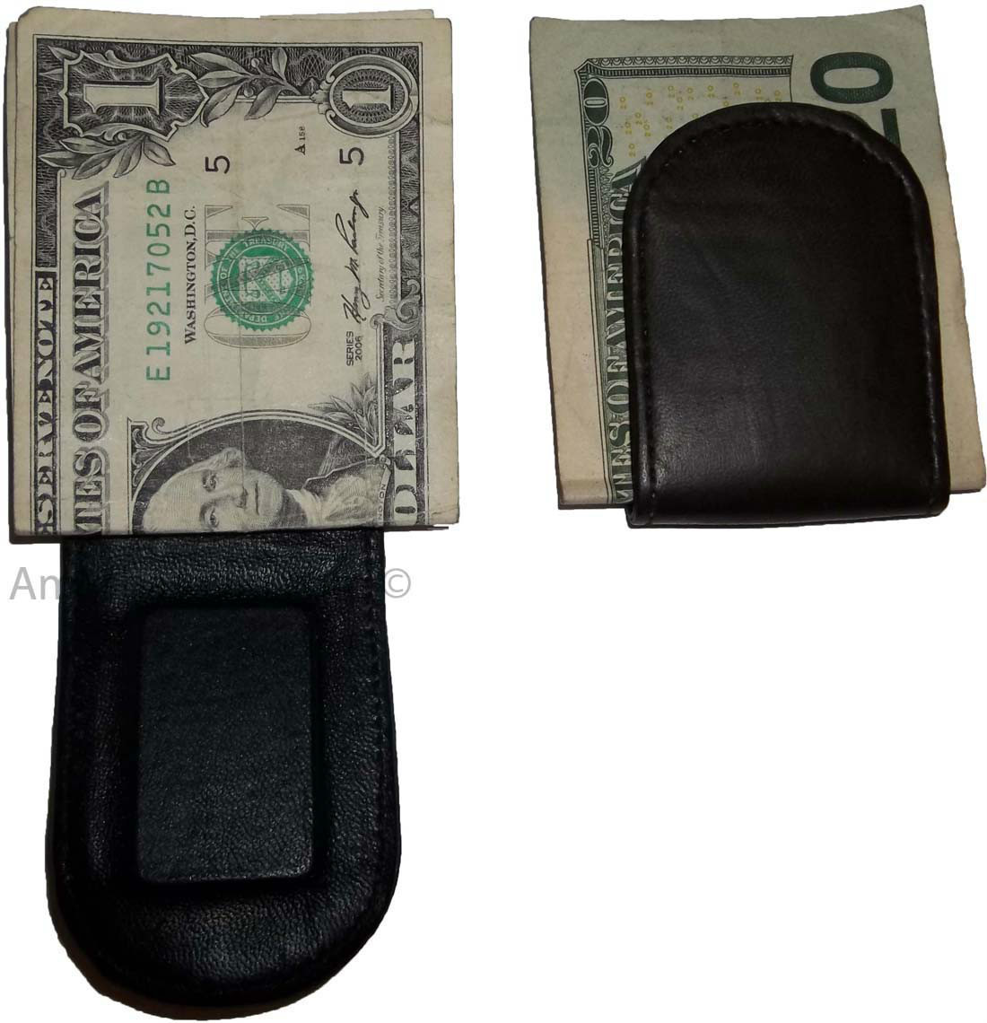 Leather money clip magnetic money clip bills holder all monies holder Brand New - Image 8