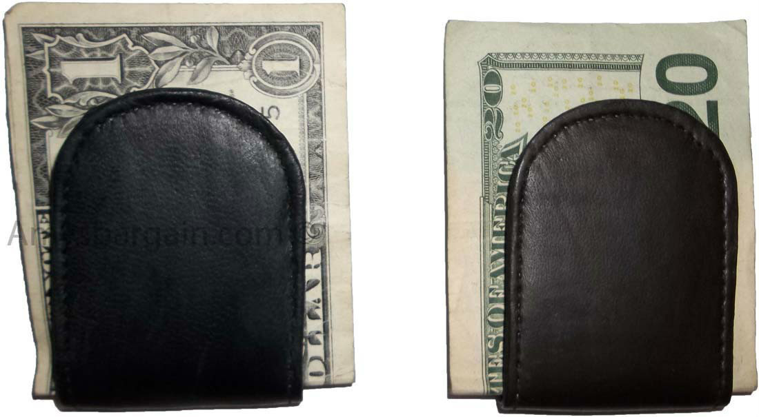 Leather money clip magnetic money clip bills holder all monies holder Brand New - Image 9