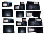 Lo of 12 Man's bifold Leather Wallet 12 card Holder 2 ID Billfold Unbranded