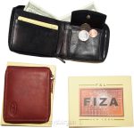 Lot of 2. Men's zip around Leather Wallet. Bifold zip wallet. Fiza wallet in box