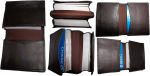 Lot of 5 New leather business card case 50 plus card case Brown card case