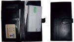Organizer, Leather document case, passport ID airline ticket Credit card planner