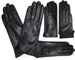 Women's Genuine Leather dress gloves Insulated Winter Warm Black Gloves size XL