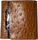 Women’s Ostritch Leather wallet Ladies wallet change purse cards bills ID new
