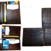 lot of 3 style trifold leather man’s bifold wallet men's new billfold wallet