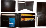 Lot of 4 Men's Bifold leather Wallet Unbranded Brown billfold men's wallet BNWT.