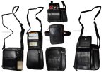 Men's Bag belt bag Organizer Small men's Black leather belt bag Men's handbag