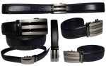 Men's Belt, Leather Dress Belt, Auto Lock belt, 46-50" Quick lock belt Brand New
