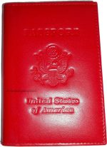 New USA Leather passport case wallet credit ATM card case ID holder Brand New