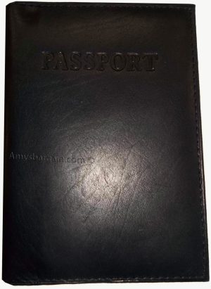 New leather passport plus credit ATM debit card spaces fits International pp BN