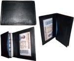 3 women men's Leather Business Credit Card ID card case fifty cards holder bnwt