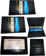 5 Leather business card credit card case ID card ATM card case card holder BNWT