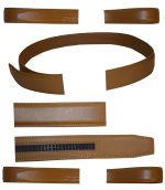 Men’s Leather belt strap, Automatic sliding buckle Auto-lock Strap only