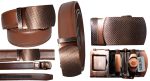 Men's belt. 34" Leather Dress/Casual Belt New Auto lock Buckle Easy on off belt