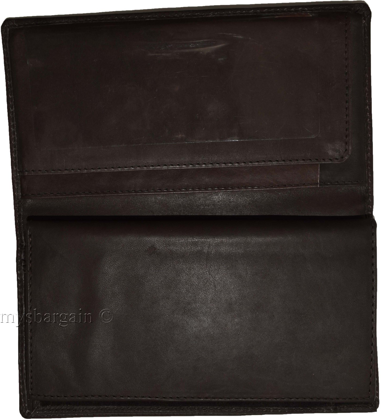 Women/Man's Leather Checkbook Wallet, Unbranded Brown checkbook cover new - Image 9