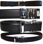 men's belt size 38 leather dress belt automatic lock belt track line belt buckle