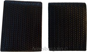 2 New Man's Bi fold Leather Wallet 12 Credit Cards 2 IDs 2 Suede lined Billfolds - Image 6