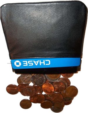 2 new black leather squeeze change purse metal framed squeeze coin change case - Image 3
