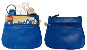 2 new women's leather change purse coin bag women’s wallet bag mini pouch