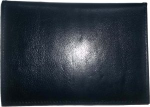4 New USA Leather passport case, wallet credit ATM card case ID holder Navy Blue - Image 9