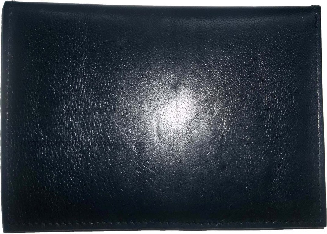 4 New USA Leather passport case, wallet credit ATM card case ID holder Navy Blue - Image 9