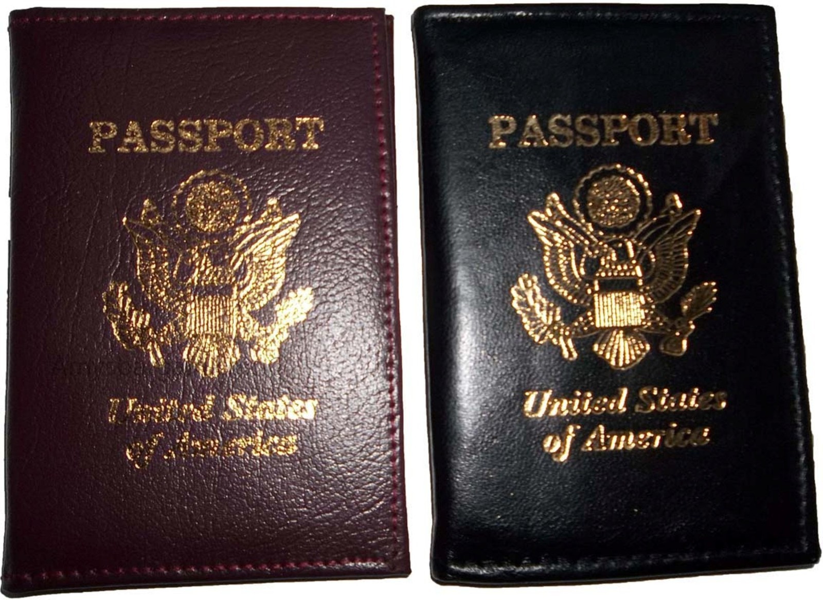 4 New USA Leather passport case wallet credit ATM card spaces brand nwt - Image 13