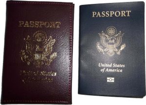 4 New USA Leather passport case wallet credit ATM card spaces brand nwt - Image 10