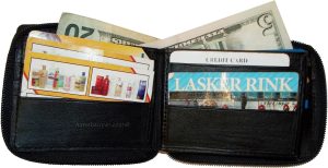 4 New Zip around Leather Wallets 12 Credit ATM Card ID Holder 2 Bifold brand new - Image 3