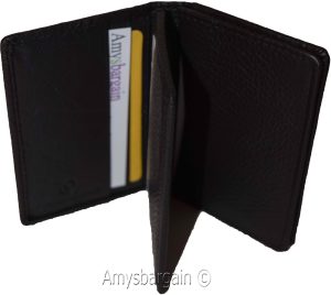 Business Card case, up to 30 cards ID Card 6 Cards Natural grain Leather case - Image 11