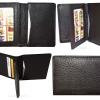 Business Card case, up to 30 cards ID Card 6 Cards Natural grain Leather case