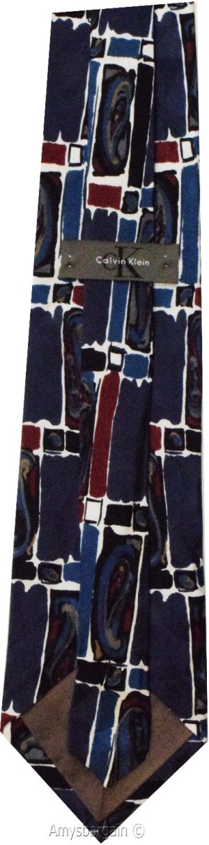 Calvin Klein Neck Tie, 100% Silk tie, Neck wear Made in USA, New Designer tie - Image 6