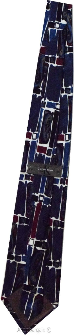 Calvin Klein Neck Tie, 100% Silk tie, Neck wear Made in USA, New Designer tie - Image 7