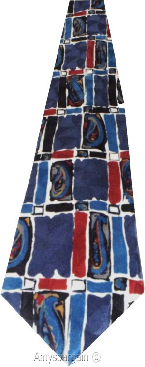 Calvin Klein Neck Tie, 100% Silk tie, Neck wear Made in USA, New Designer tie - Image 9