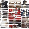 Comfort Slide Click Leather Automatic Belt Men's Buckle Lock Dress Jeans BN 50"