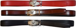 Comfort Slide Click Leather Automatic Belt Men's Buckle Lock Dress Jeans BN 50" - Image 14