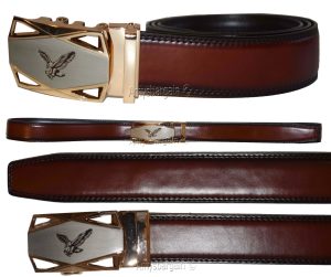 Comfort Slide Click Leather Automatic Belt Men's Buckle Lock Dress Jeans BN 50" - Image 18