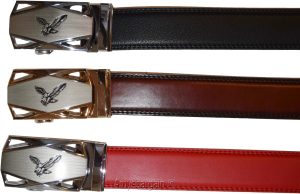 Comfort Slide Click Leather Automatic Belt Men's Buckle Lock Dress Jeans BN 50" - Image 10