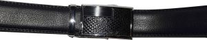 Genuine leather men's ratchet belt men’s casual adjustable automatic buckle 50”/ - Image 10
