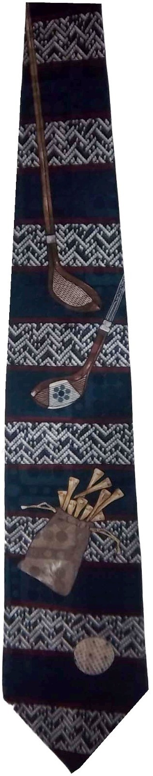 Golfers tie 100% silk made in USA necktie jacquard woven lowest price - Image 5