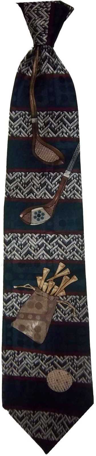 Golfers tie 100% silk made in USA necktie jacquard woven lowest price - Image 7