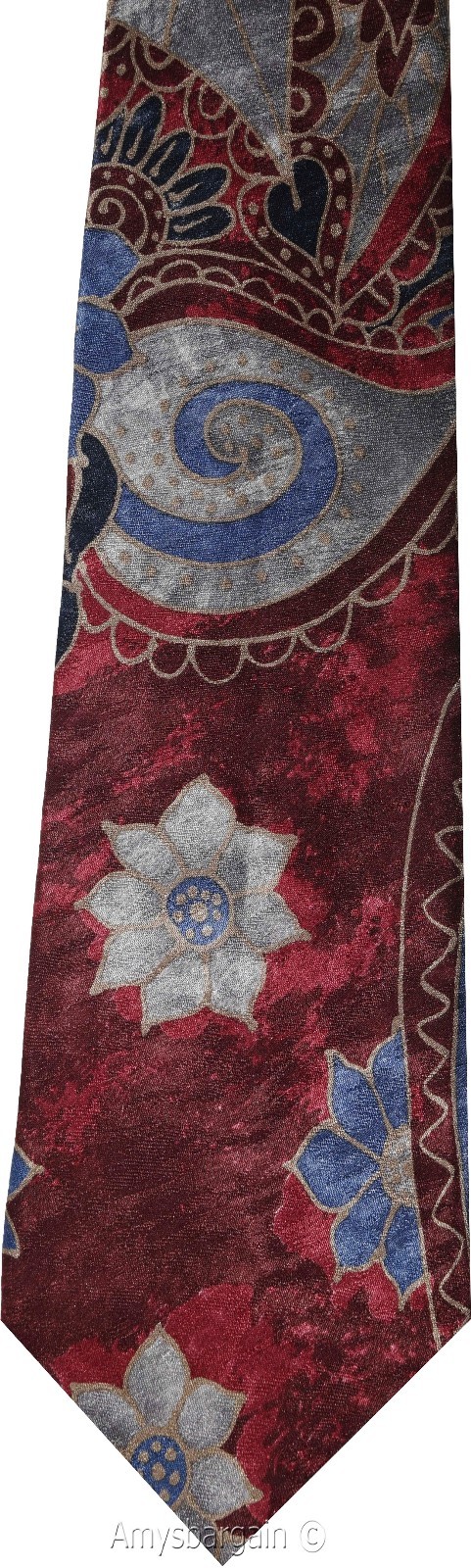 Guess necktie, 100% silk tie, neck wear made in USA, new designer tie - Image 3