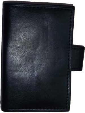 Leather Credit Card ID card. picture Holder 24-40 Cards Case ID windows - Image 5