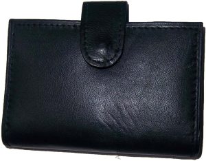 Leather Credit Card ID card. picture Holder 24-40 Cards Case ID windows - Image 6