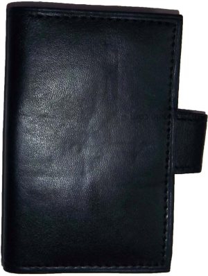 Leather Credit Card ID card. picture Holder 24-40 Cards Case ID windows - Image 8