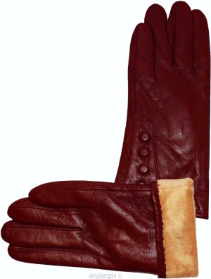 Leather gloves. Size S, M, L, XL. Woman's Leather winter Gloves. Dress Gloves. - Image 12
